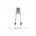 V-Twin 18 inch Tedd Narrow Spring Fork Assembly Chrome 49-3129
